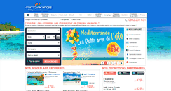 Desktop Screenshot of croisiere.promovacances.com