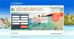 Desktop Screenshot of camping.promovacances.com