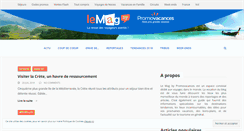 Desktop Screenshot of lemag.promovacances.com