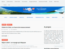 Tablet Screenshot of lemag.promovacances.com